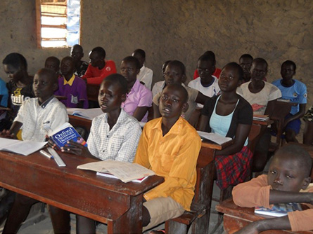 Classroom In South Sudan Classroom In South Sudan